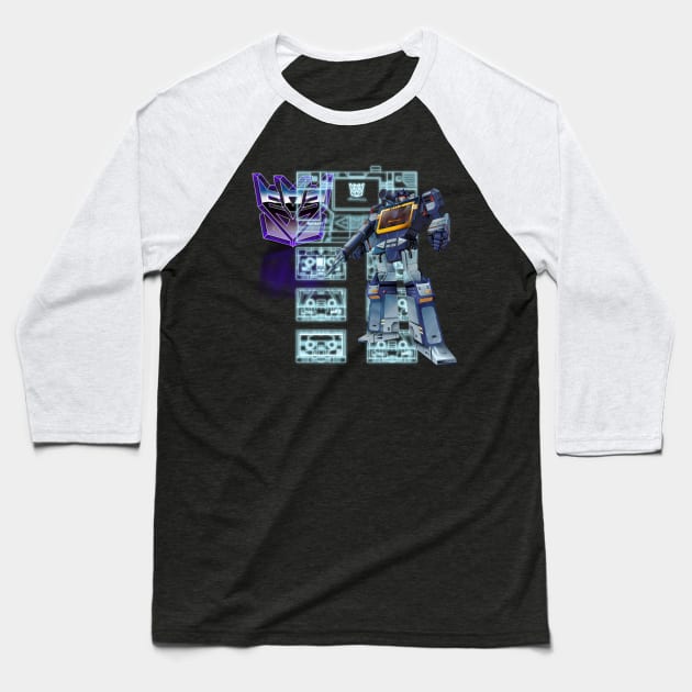 Masterpiece Soundwave Baseball T-Shirt by Draconis130